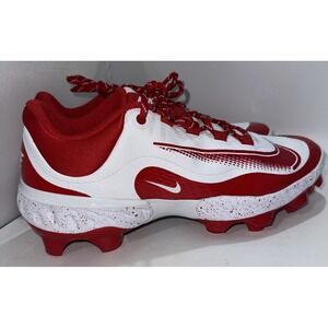 Men Nike Alpha Huarache‎ Elite 4 Low MCS Baseball Cleats FD6255-105 Size 10.5